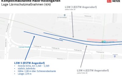 Forum Silberhöhe begrüßt Lärmschutzmaßnahmen der Deutschen Bahn AG
